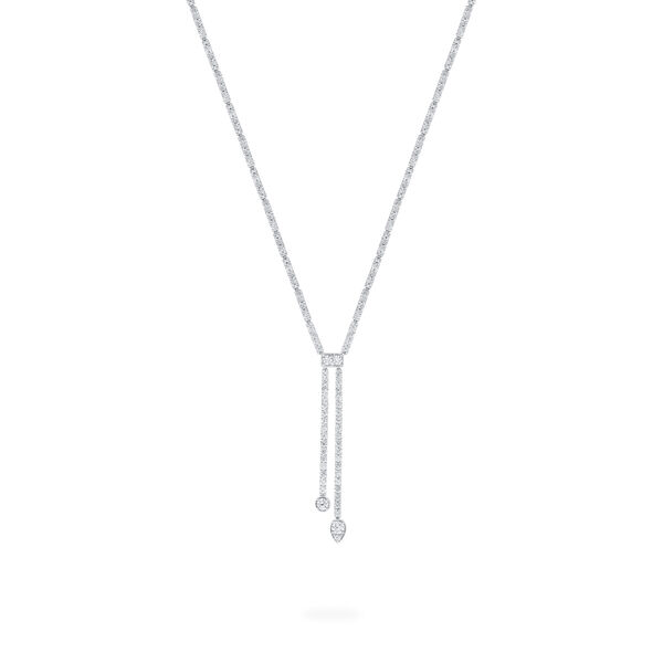 Collier lariat en diamants