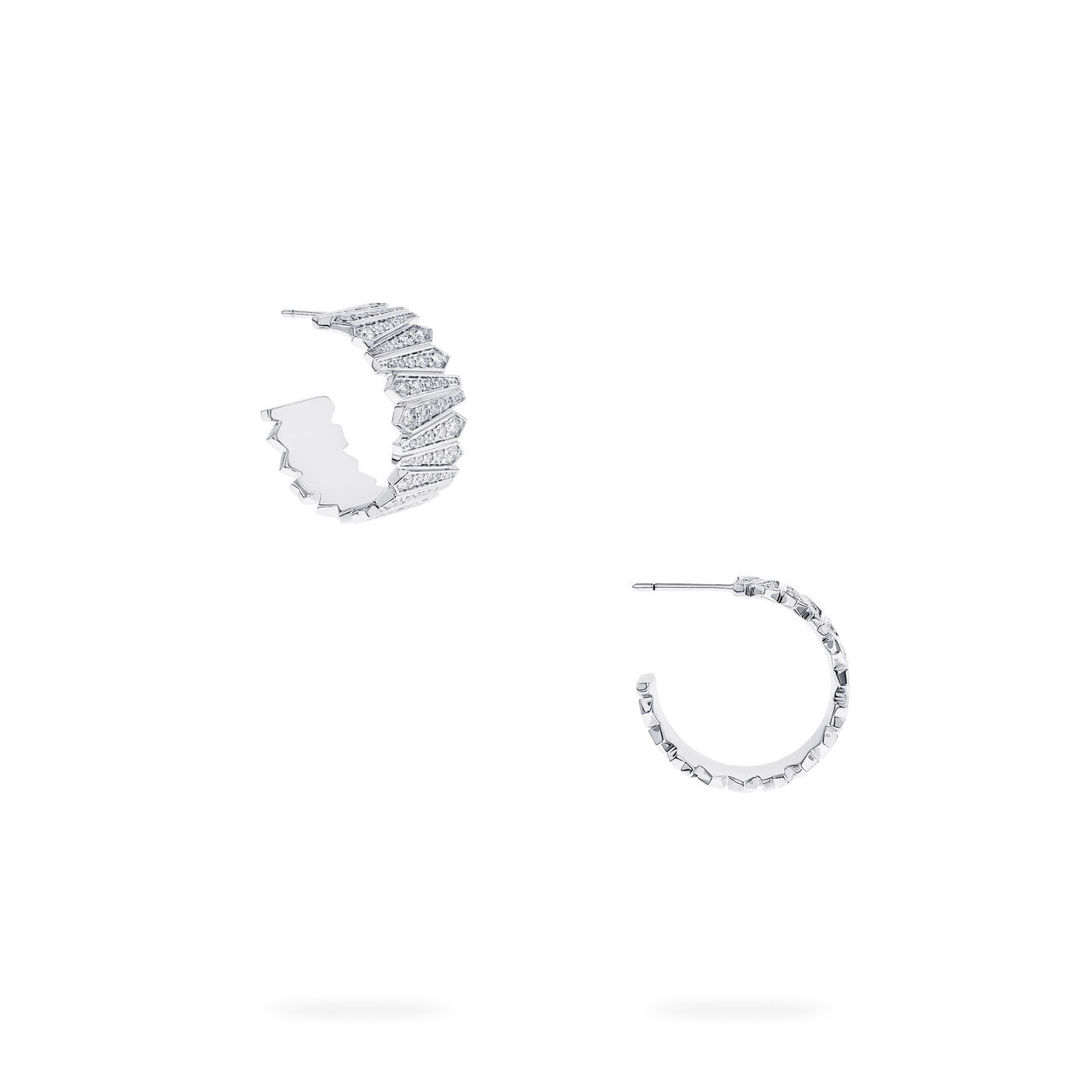 Birks Beekeper White Gold and Diamond Earrings image number 0