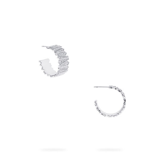 Birks Beekeper White Gold and Diamond Earrings image number 0