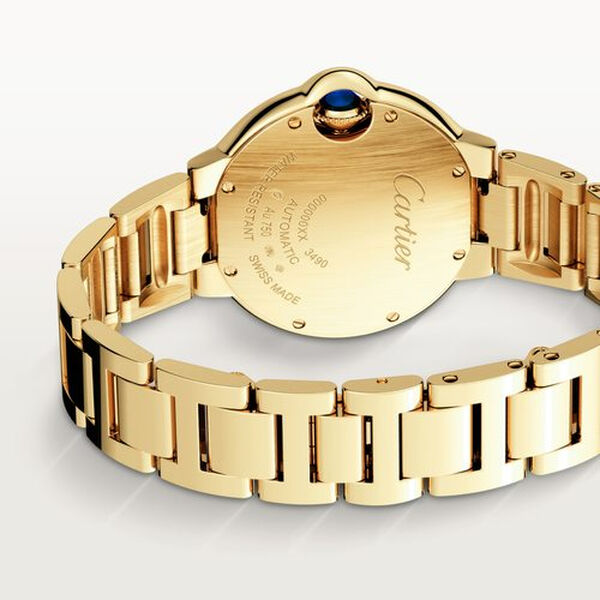 Ballon Bleu de Cartier 33 mm automatique en or jaune et diamants
