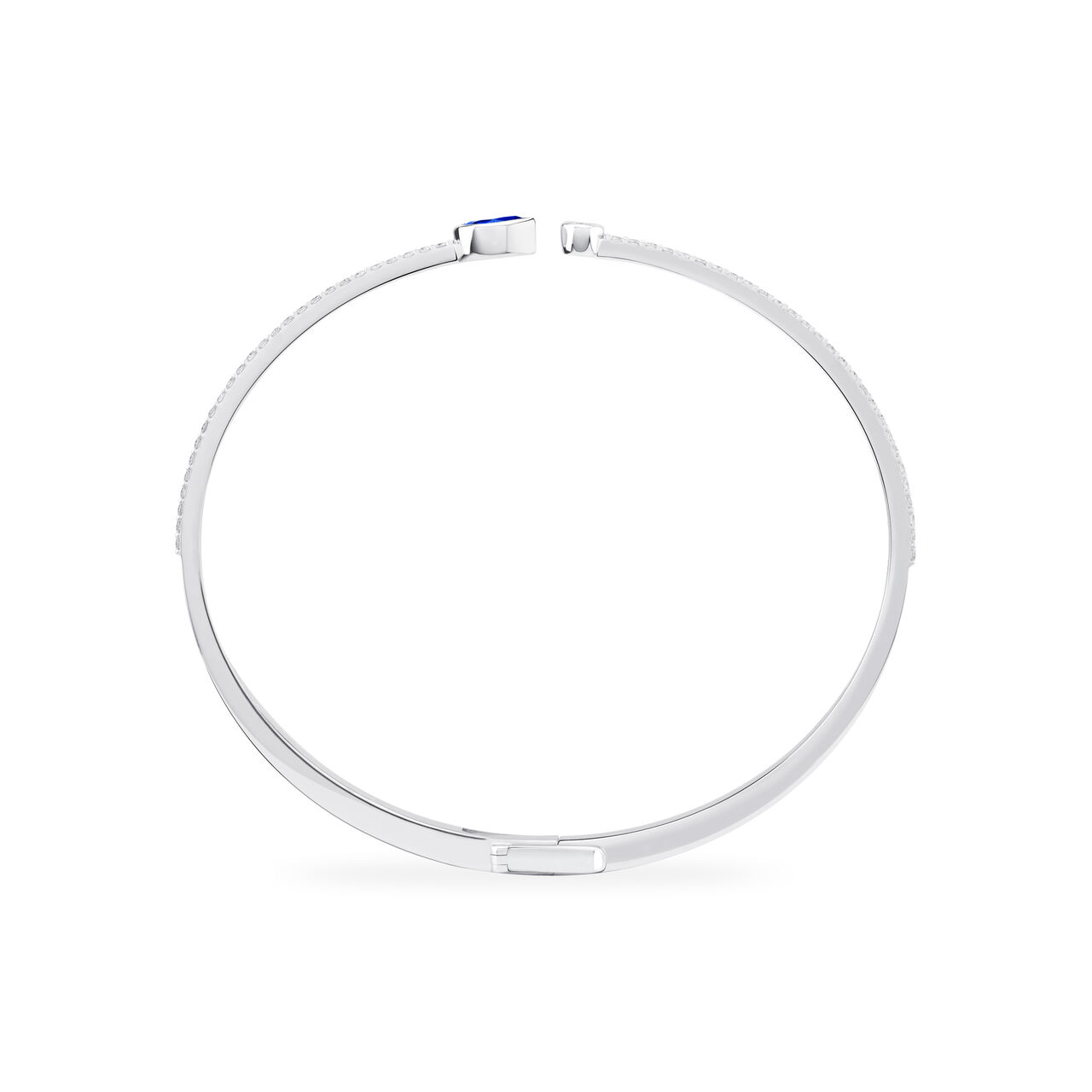 Birks Splash Diamond and Sapphire Bangle Bracelet image number 3