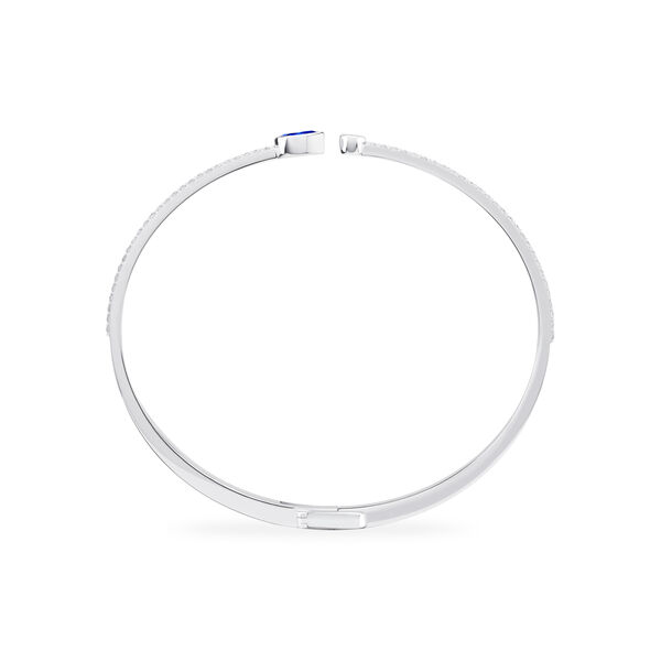 Sapphire and Diamond Bangle Bracelet