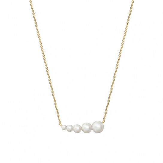 Birks Pearls Freshwater Pearl Horizontal Bar Necklace image number 0