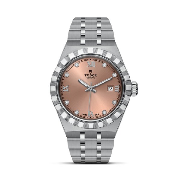 TUDOR Royal Automatic 28 mm Stainless Steel and Diamond