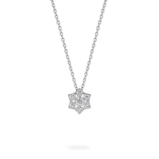 Birks Snowflake White Gold Pendant, Small image number 0