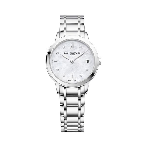 Classima 31 mm quartz en acier inoxydable et diamants