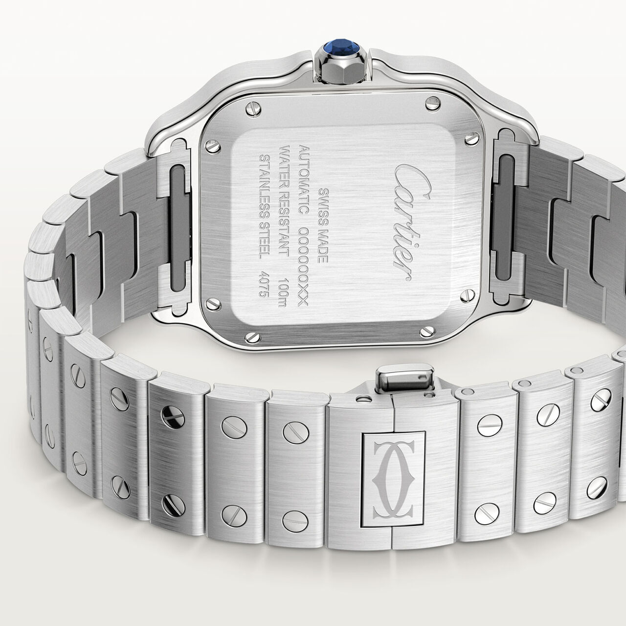Santos de Cartier Medium Automatic 35 mm Stainless Steel image number 5
