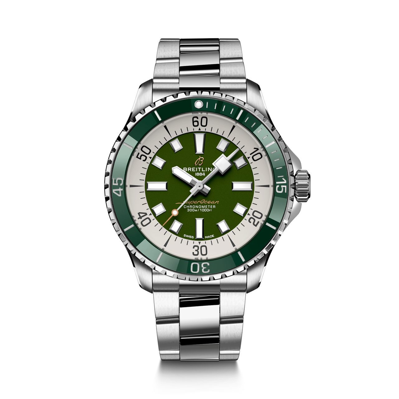 Breitling superocean on sale green