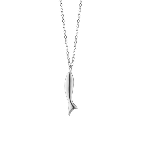 Pendentif Perseverance Fish Classic Charm en argent