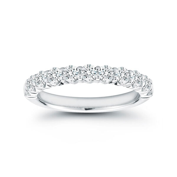 White Gold and 1.04ct Diamond Wedding Band
