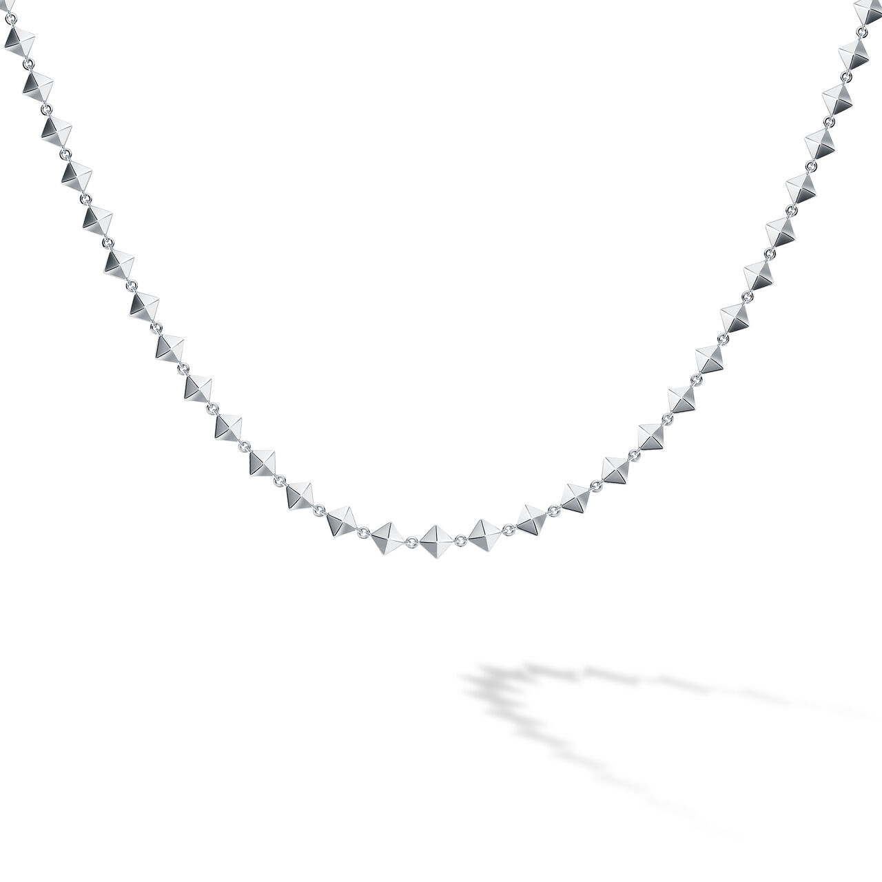 bijoux birks iconic silver rock pearl choker necklace image number 0