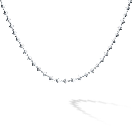 bijoux birks iconic silver rock pearl choker necklace image number 0