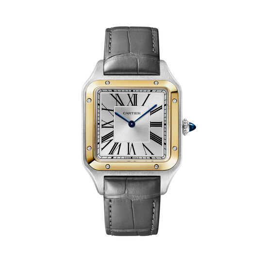 Cartier Santos-Dumont Large Quartz 43 X 31 mm Yellow Gold and Stainless Steel W2SA0046 front image number 0