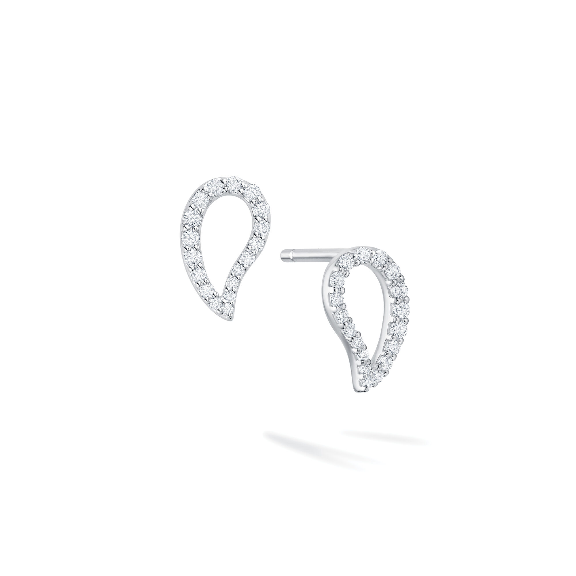 White gold stud earrings canada sale
