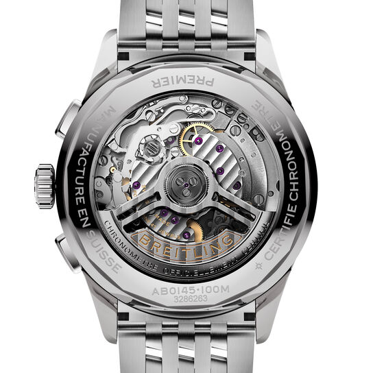 Breitling Premier B01 Chronograph Automatic 42 mm Stainless Steel AB0145211G1A1 Back image number 1