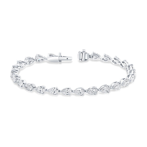 Bracelet High Jewellery Signature Link en or blanc avec diamants