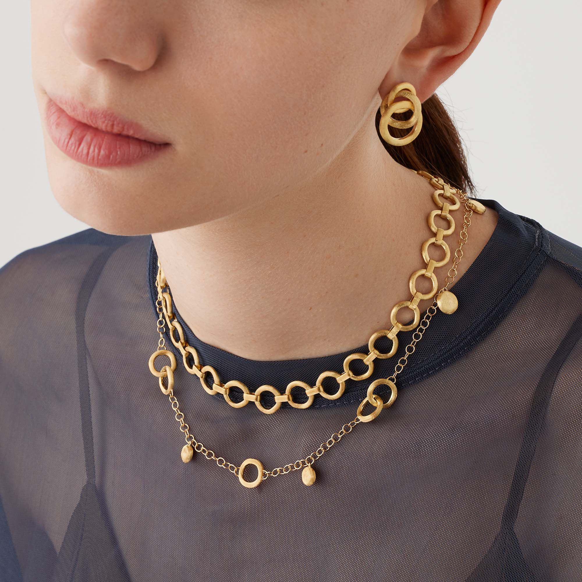 Jaipur Yellow Gold Charm Necklace