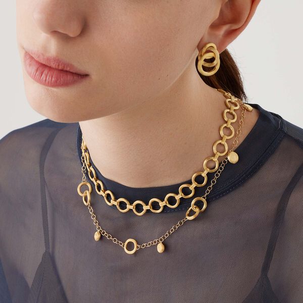 Jaipur Yellow Gold Charm Necklace