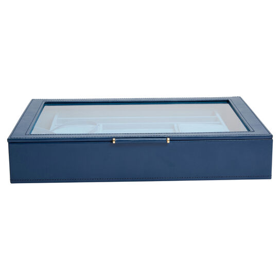 WOLF Sophia Blue Flat Jewellery Case image number 0