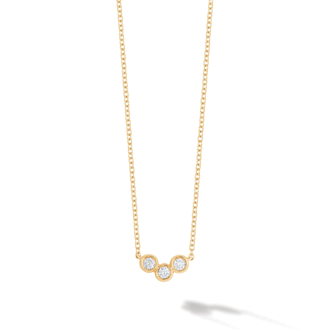 bijoux birks iconic yellow gold and diamond splash pendant image number 0