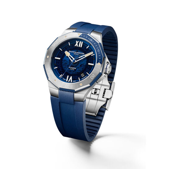 Baume & Mercier M0A10716 Riviera Azur Automatic 42mm Stainless Steel Side image number 2