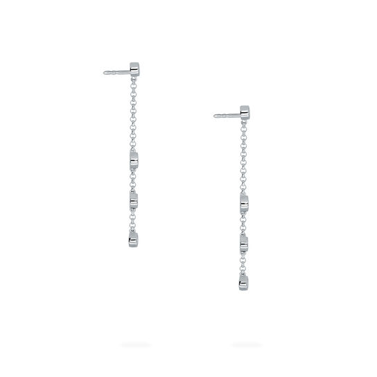 bijoux birks splash diamond long drop earrings image number 3