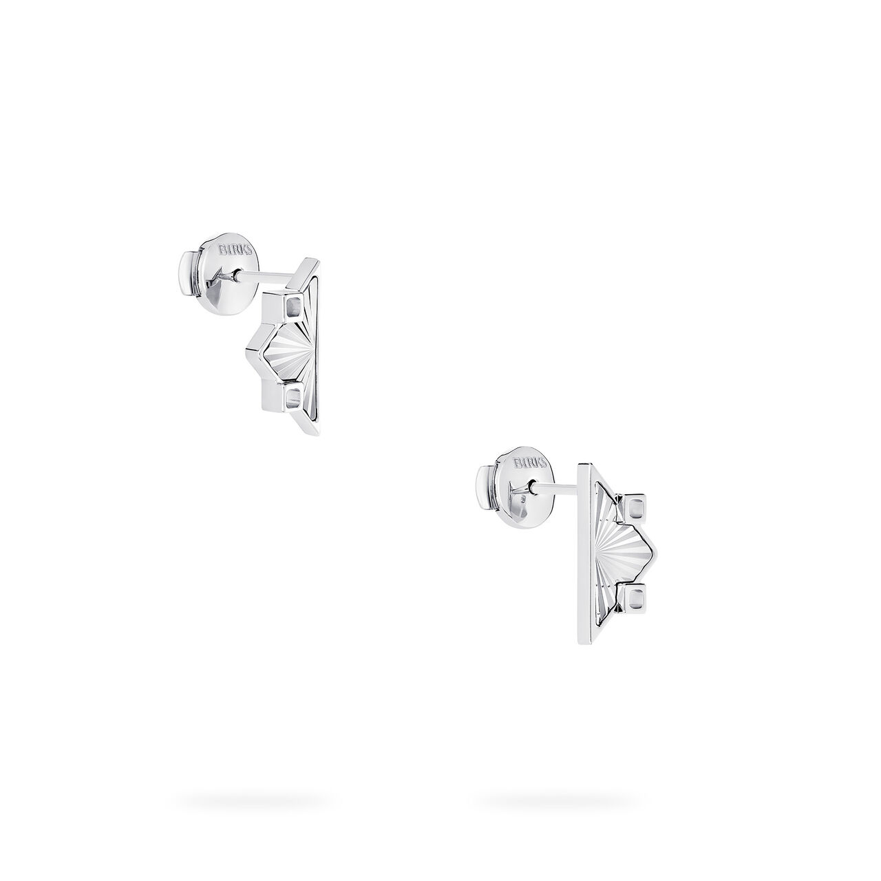 Birks Muse Silver Earrings  image number 2