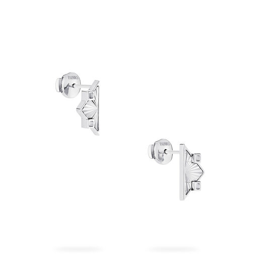 Birks Muse Silver Earrings  image number 2