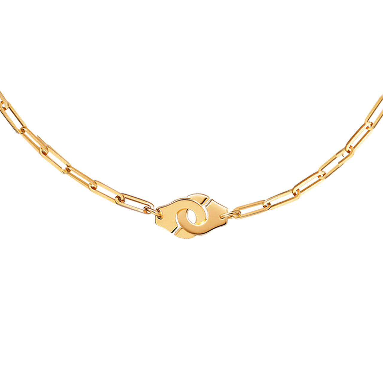 maison birks dinh van paris menottes dinh van r12 yellow gold necklace image number 0