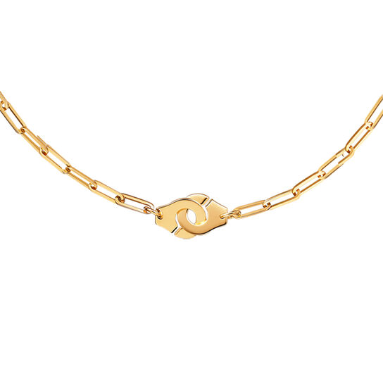 maison birks dinh van paris menottes dinh van r12 yellow gold necklace image number 0