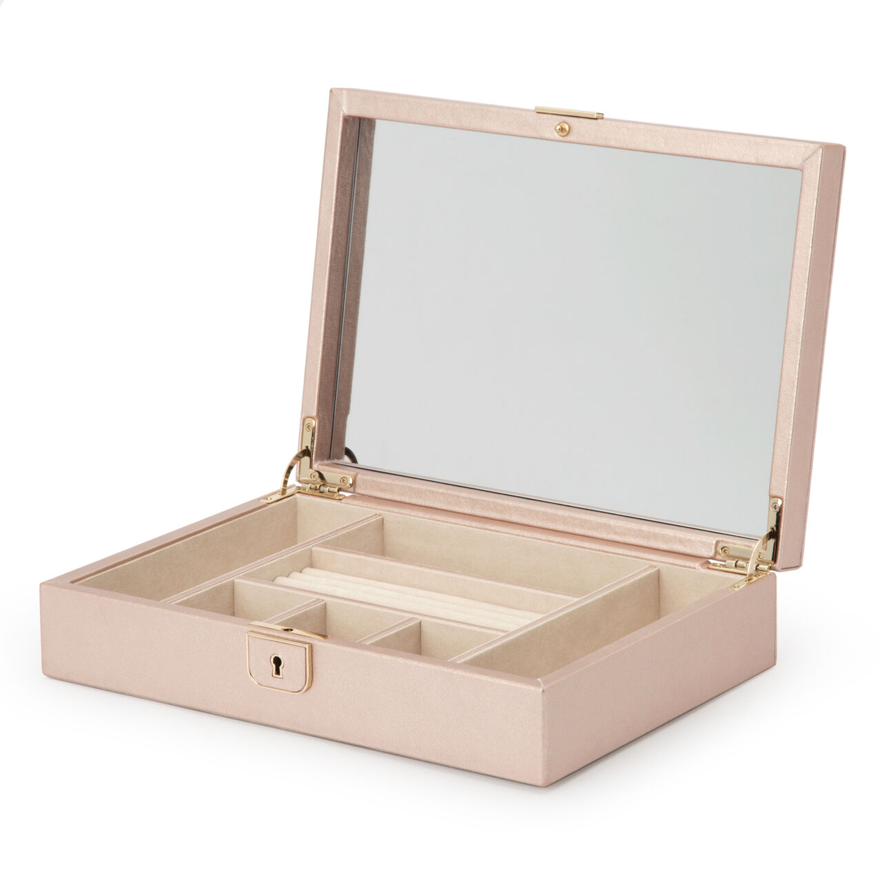 Palermo Rose Gold Flat Jewellery Case image number 2