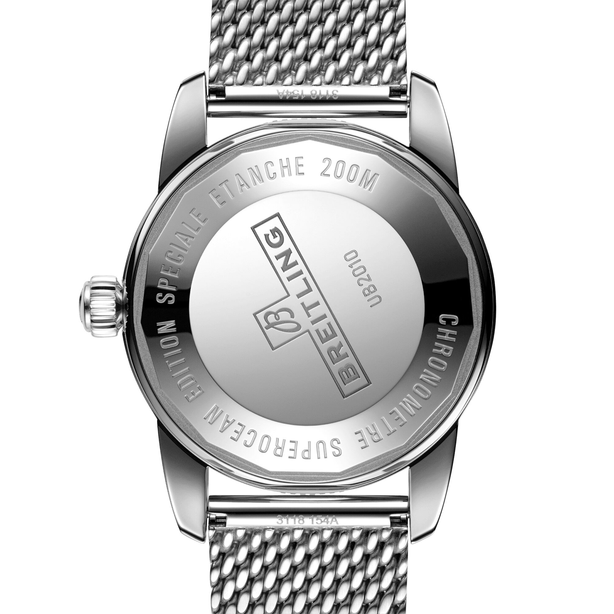 Superocean Heritage B20 Automatic 42 mm Stainless Steel and Red
