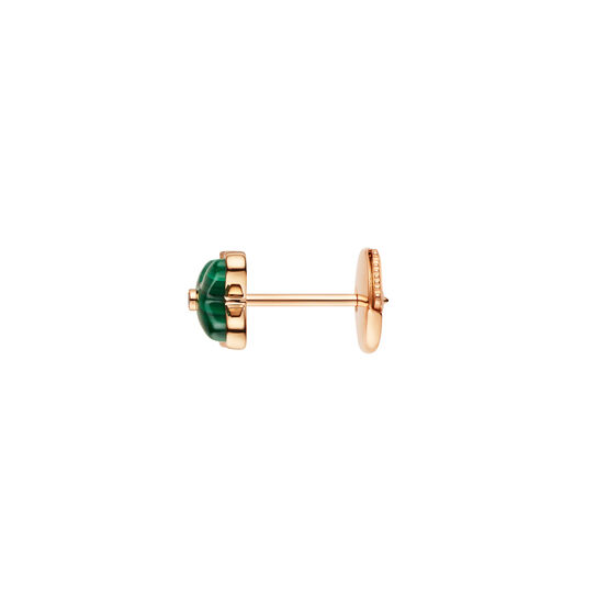 Chaumet Jeux De Liens Rose Gold Malachite Single Stud Earring Side image number 2