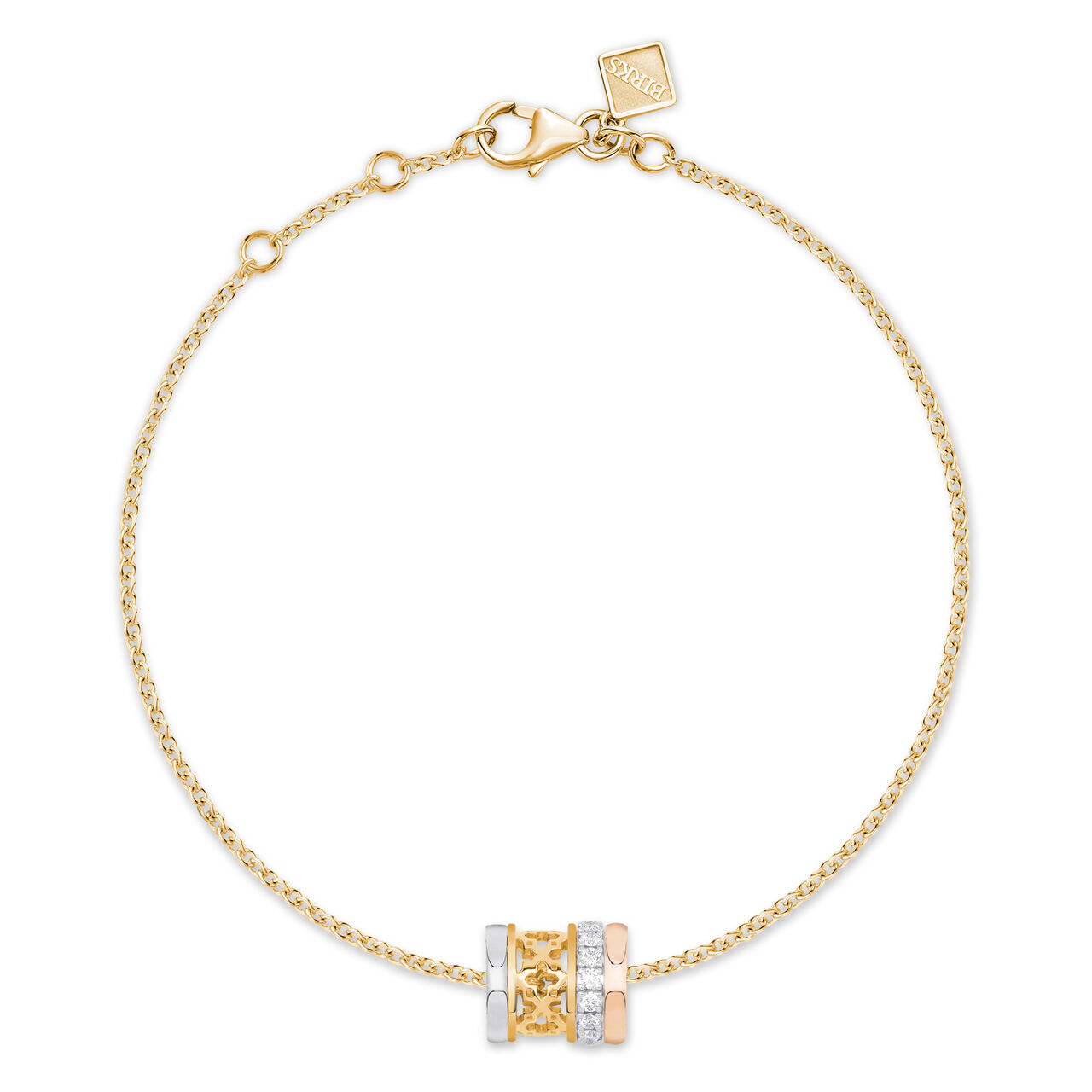 Birks Dare To Dream Tri-Gold Bracelet image number 0
