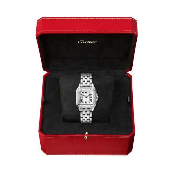Panthère de Cartier 37 mm quartz en acier inoxydable modèle moyen
