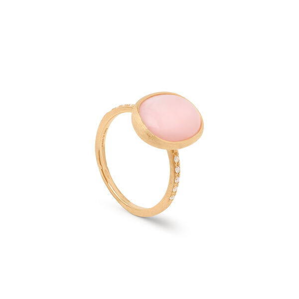 Bague Siviglia Colour en or jaune avec opale rose