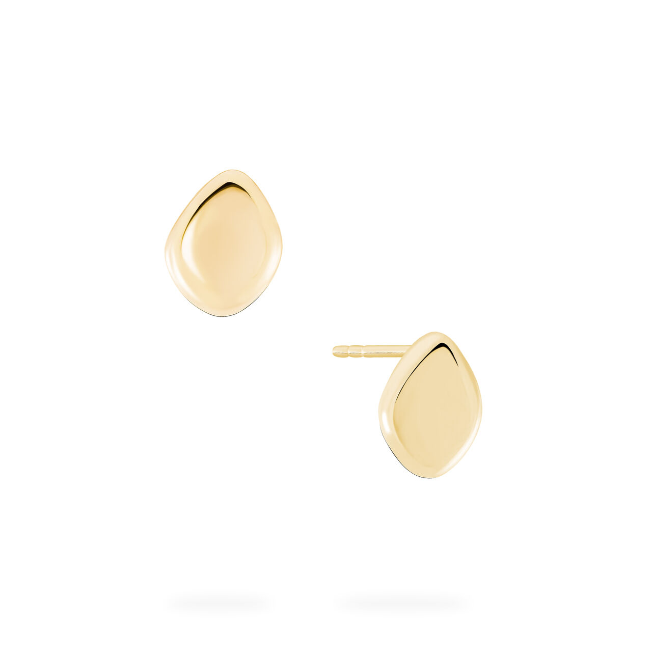 Birks Pebble Boucles d’oreilles sur clou en or jaune image number 0
