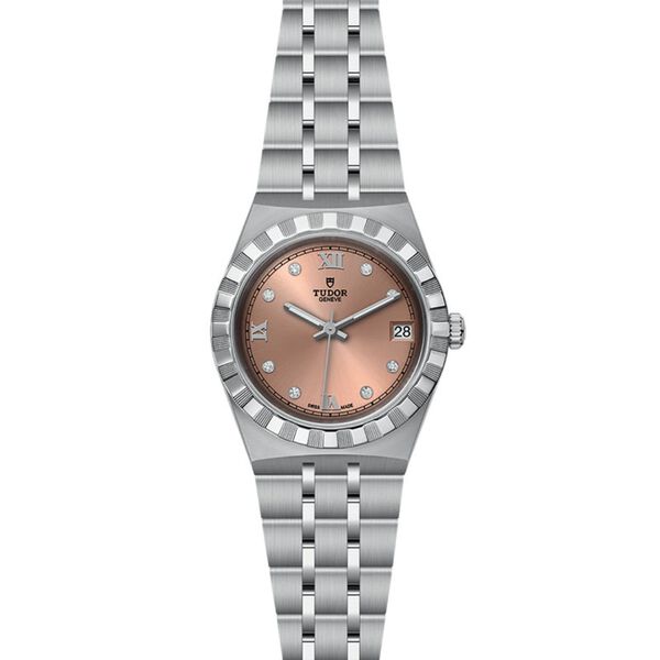 TUDOR Royal Automatic 34 mm Stainless Steel and Diamond