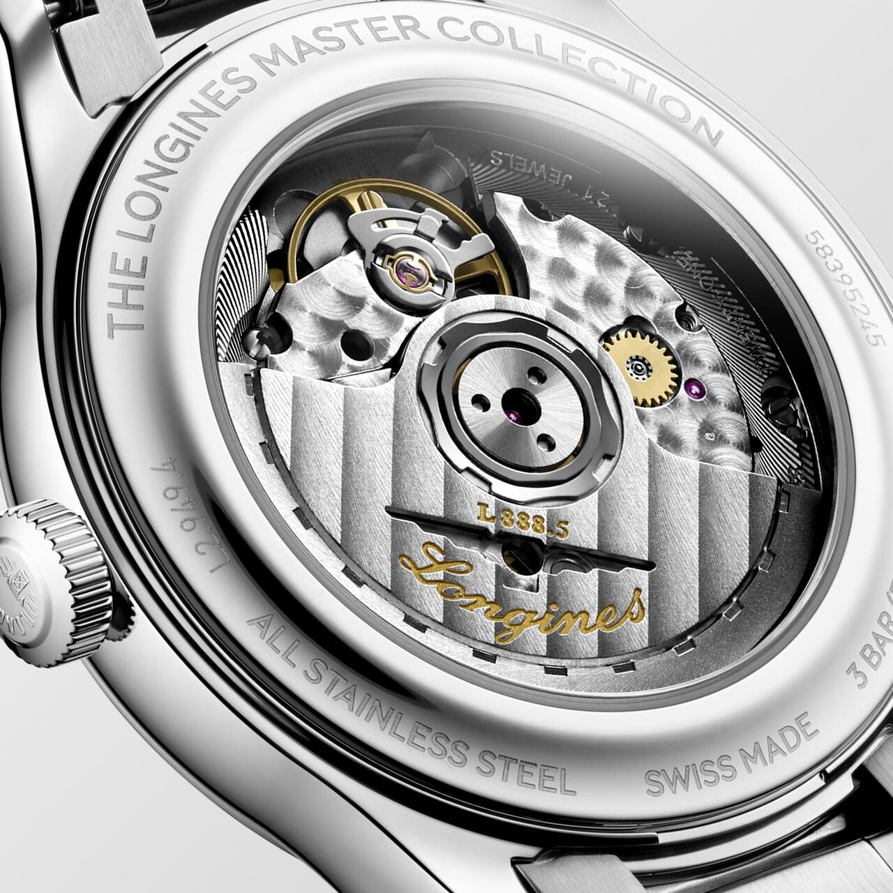 Longines Master Automatic 39 mm Stainless Steel L2.949.4.73.6 image number 3