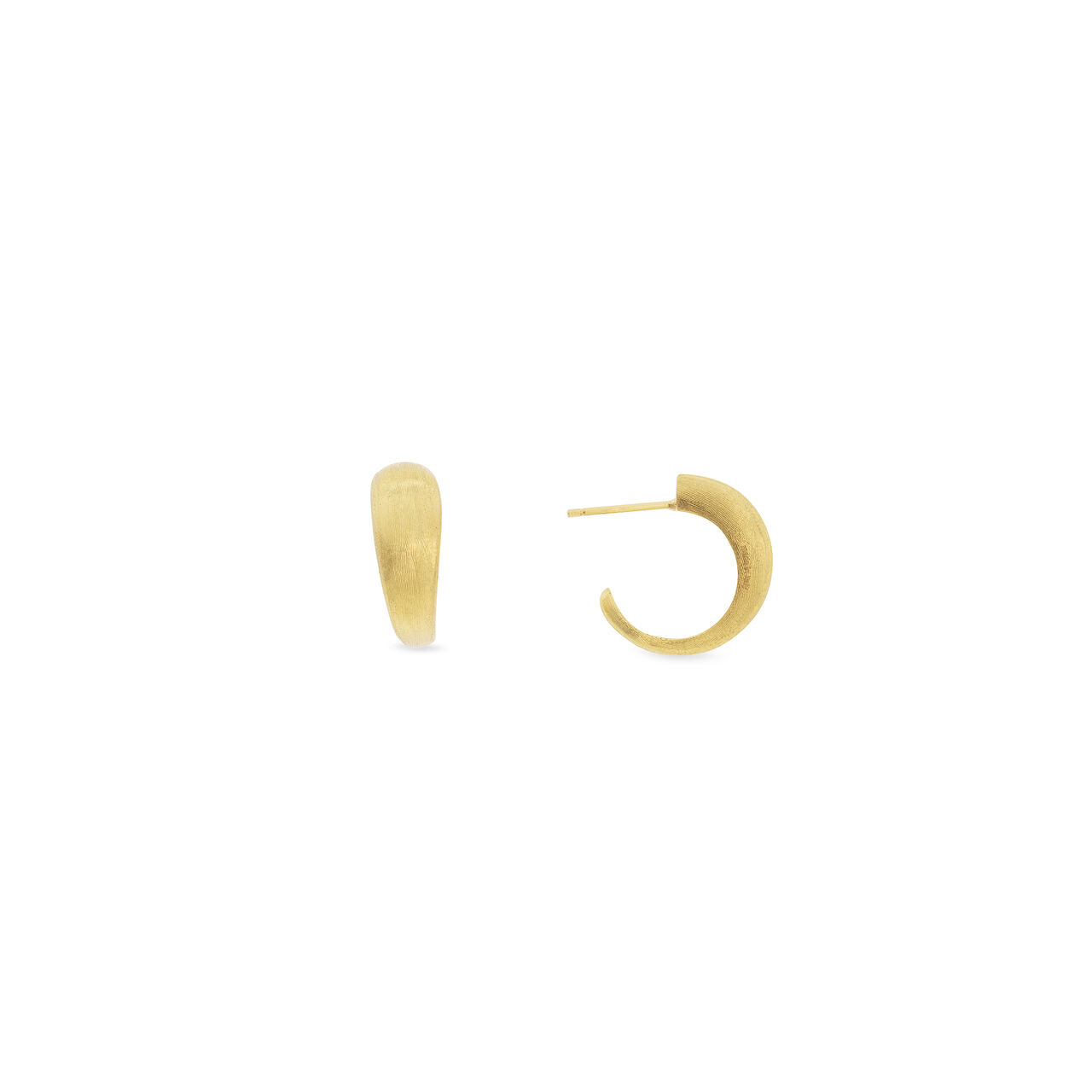 maison birks marco bicego lucia yellow gold small hoop earrings ob1680 y 02 image number 0