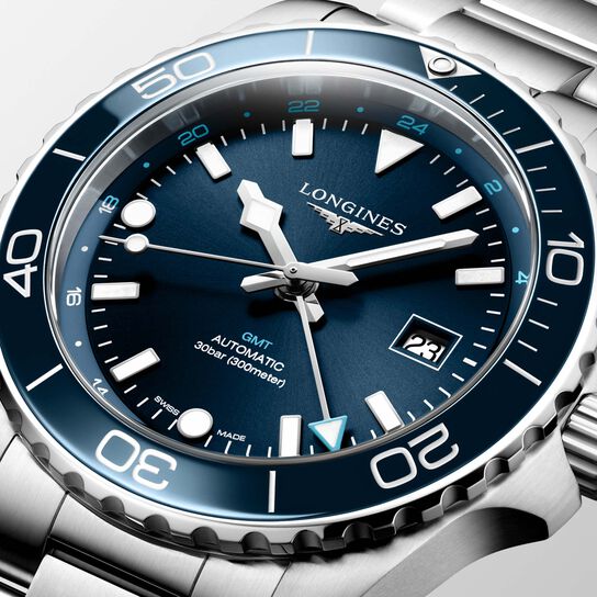 Longines HydroConquest GMT 43 mm Stainless Steel L3.890.4.96.6 image number 2
