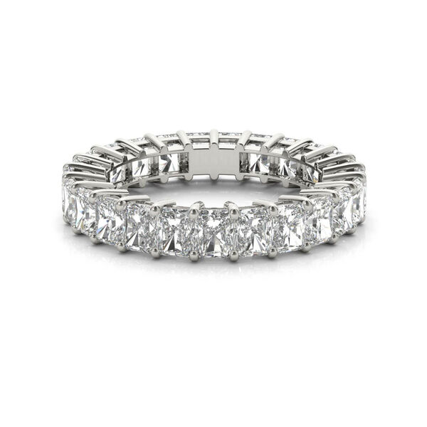 Alliance platine et diamants taille radiant 1.95 ct
