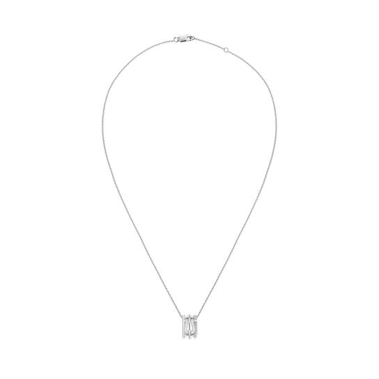 Fred Force 10 Rise Small White Gold and Diamond Pavé Pendant image number 0