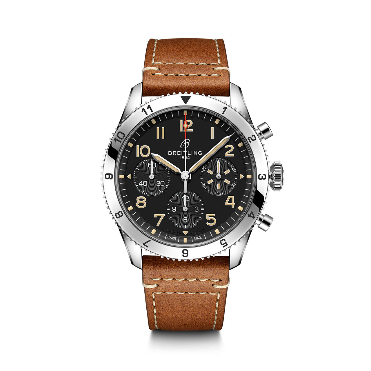 Breitling Classic AVI P-51 Mustang Automatic Chronograph 42 mm Stainless Steel image number 0