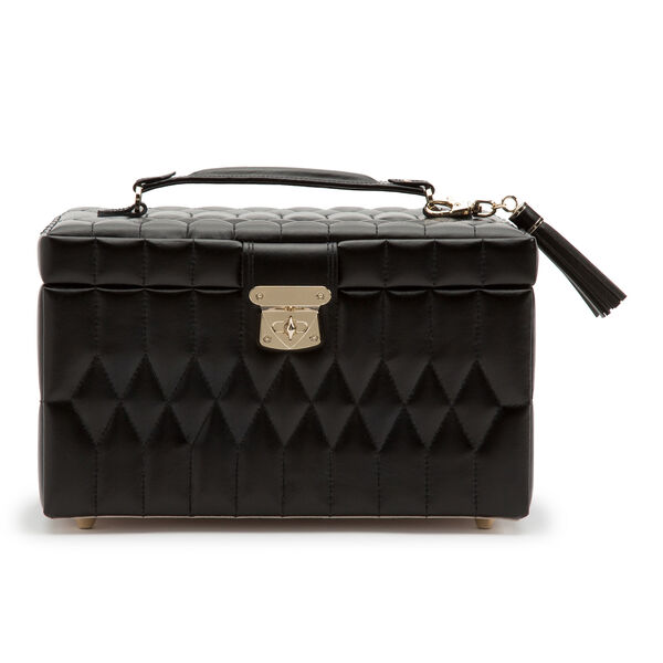 Caroline Black Medium Jewellery Case