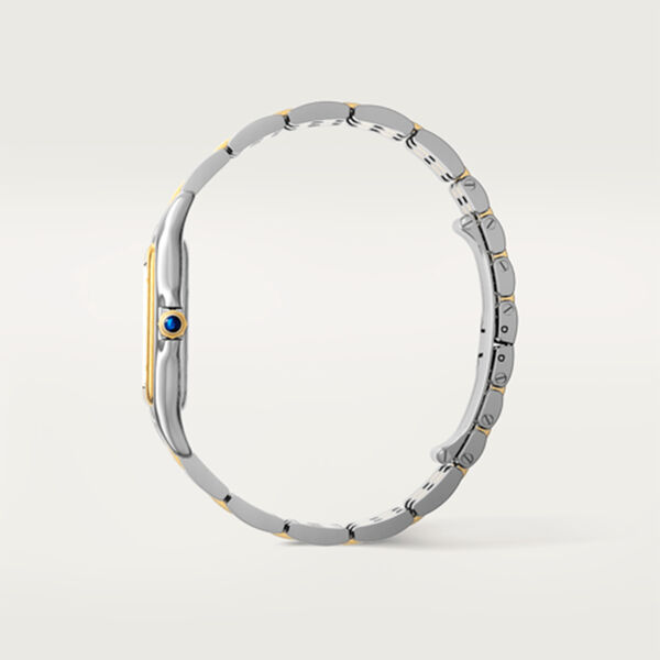 Panthère de Cartier 42 mm quartz en or jaune et acier inoxydable, grand modèle