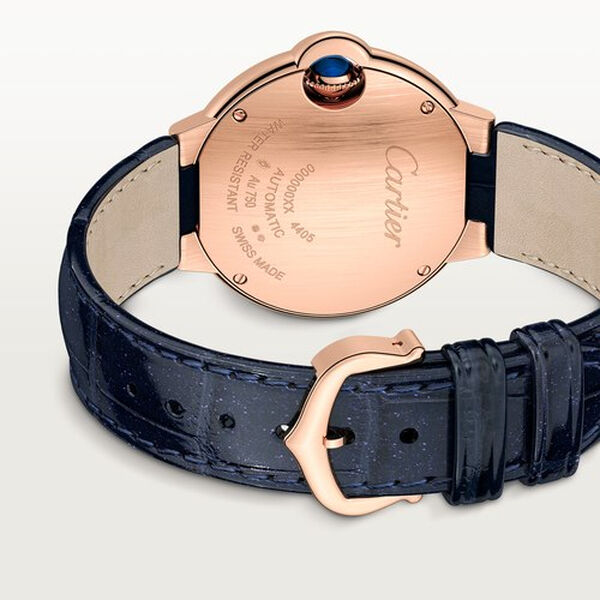 Ballon Bleu de Cartier 33 mm automatique en or rose et diamants