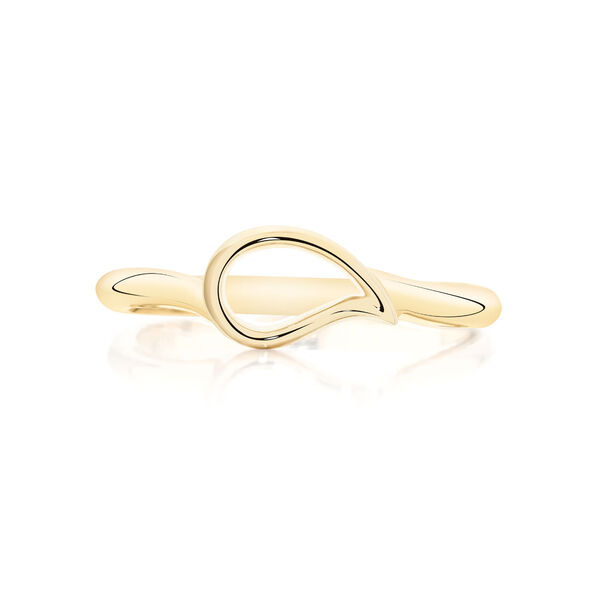 Bague superposable en or jaune