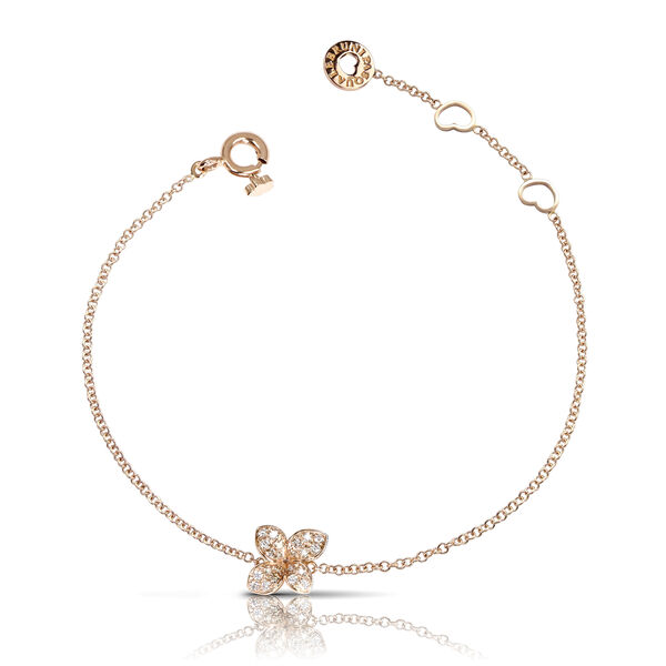 Petit Garden Micro Rose Gold and Diamond Pav&eacute; Bracelet