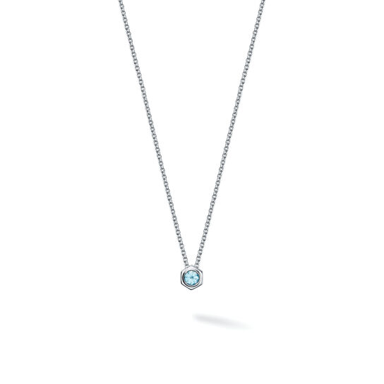 Bijoux Birks Bee Chic Aquamarine And Silver Pendant image number 0